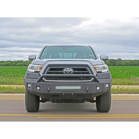 Steelcraft Automotive 16C Tacoma Textured Fortis Front Bumper Black 71-13420HP